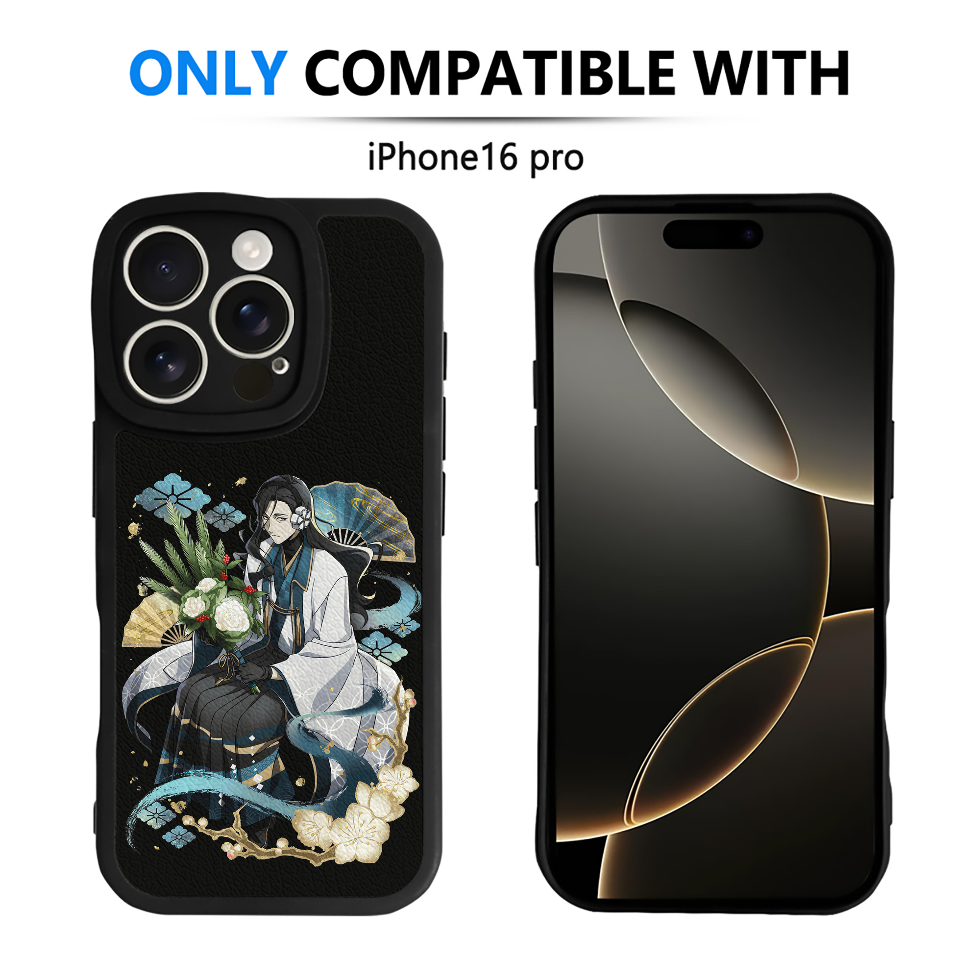 （画像用） 文豪ストレイドッグス Bungo Stray Dogs 【iPhone 16シリーズ対応】シリコンスマホケース（レザー調） 材質：シリコン